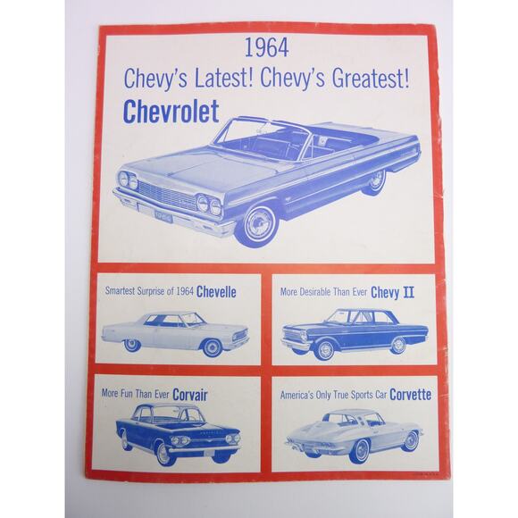 Vintage Sing of the U.S.A. USA with Chevrolet Song Book Advertisement 1964 - Picture 6 of 7